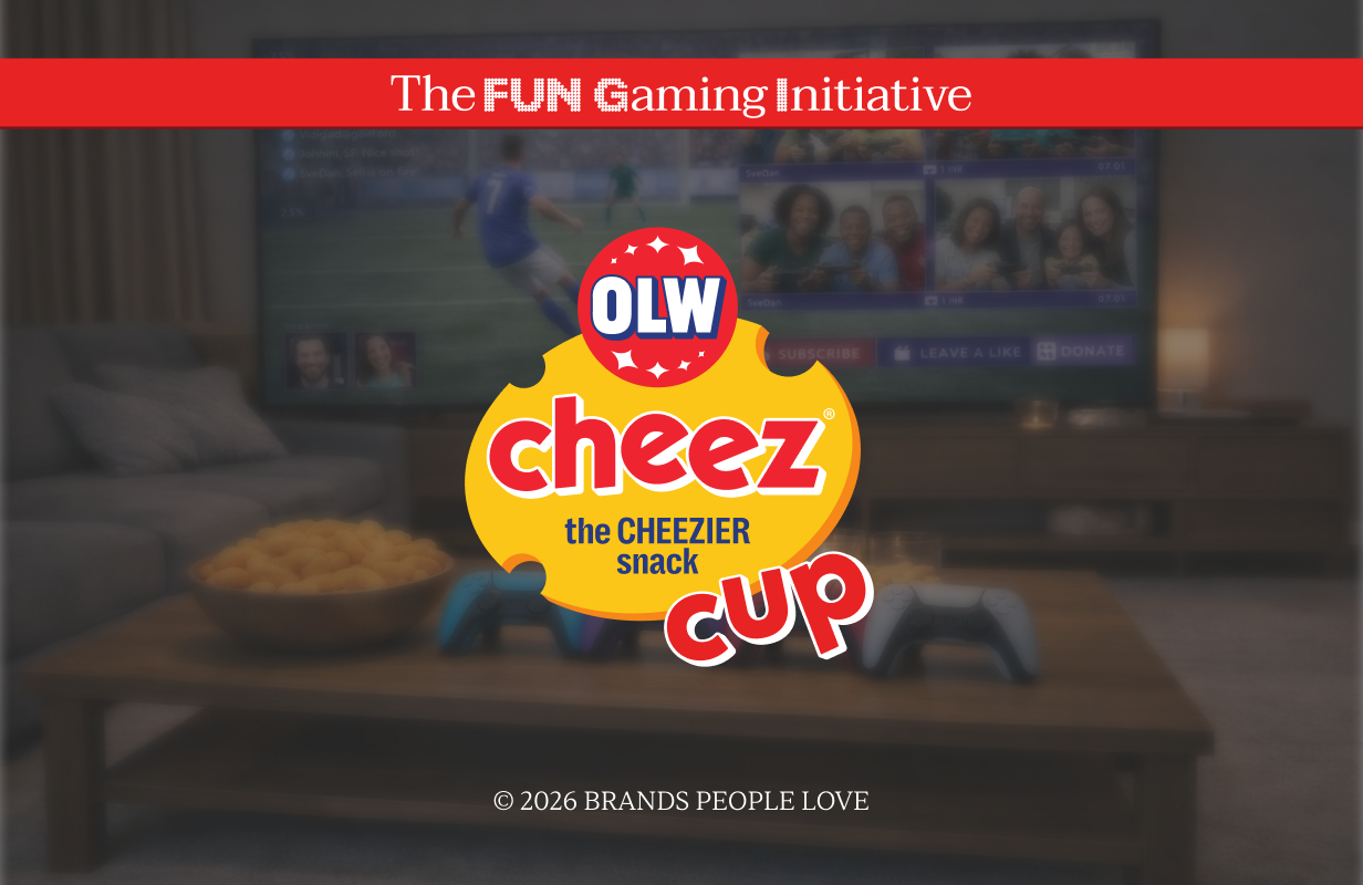 OLW cheez cup campaign visual